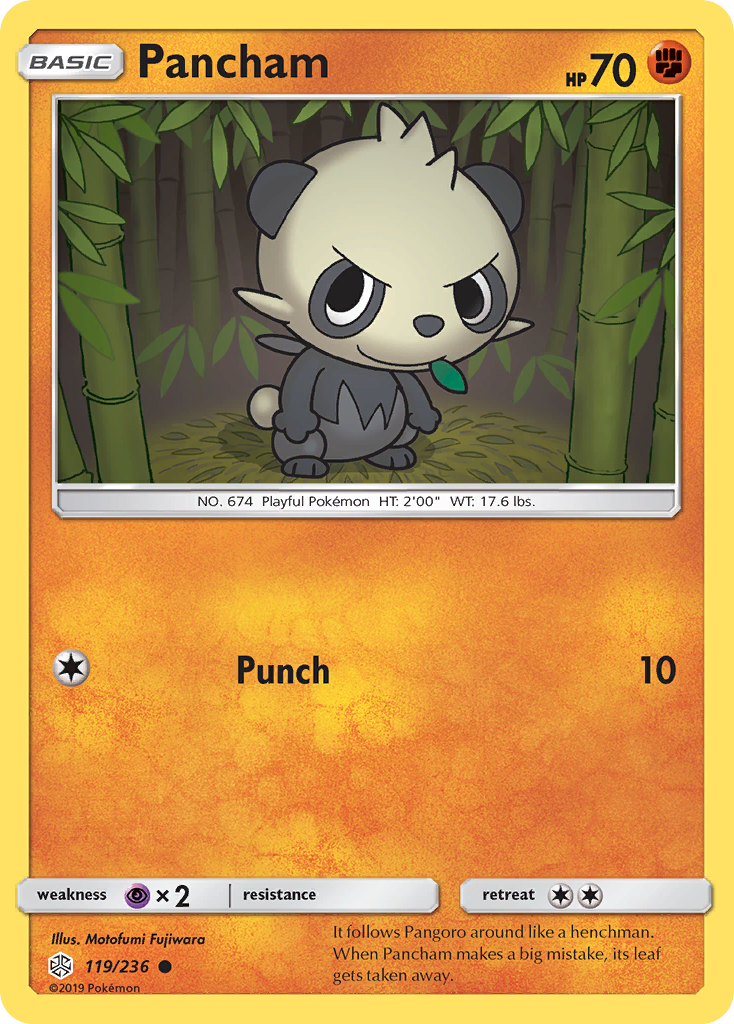 Pancham (119/236) [Sun & Moon: Cosmic Eclipse] | Golgari Games