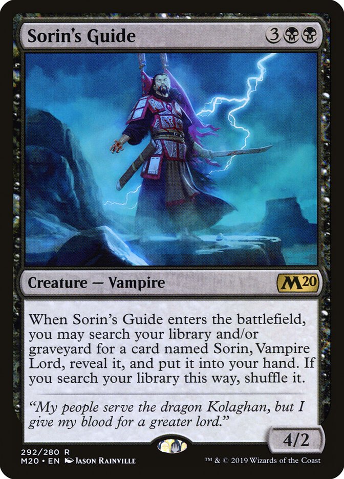 Sorin's Guide [Core Set 2020] | Local Legends