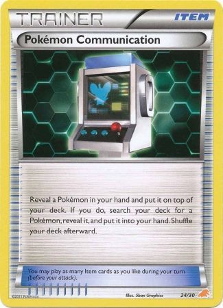 Pokemon Communication (24/30) [Black & White: Trainer Kit - Excadrill] | Golgari Games