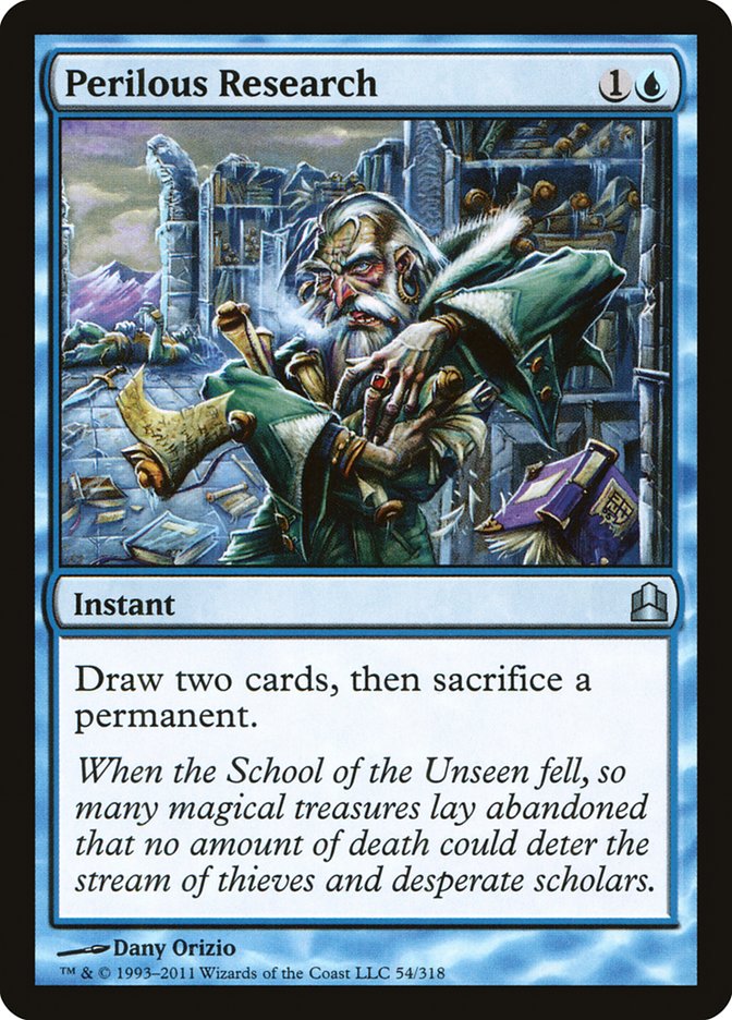Perilous Research [Commander 2011] | Local Legends