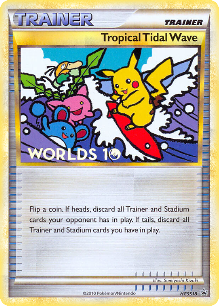 Tropical Tidal Wave (HGSS18) [HeartGold & SoulSilver: Black Star Promos] | Golgari Games