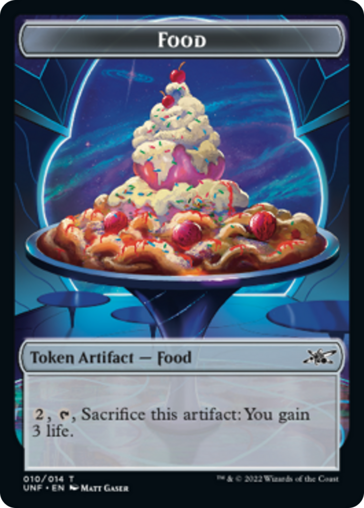 Teddy Bear // Food (010) Double-sided Token [Unfinity Tokens] | Golgari Games