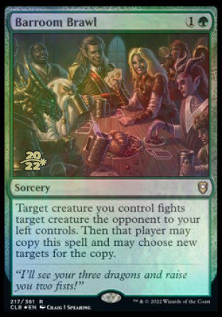 Barroom Brawl [Commander Legends: Battle for Baldur's Gate Prerelease Promos] | Golgari Games