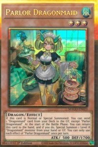 Parlor Dragonmaid [MAGO-EN023] Gold Rare | Golgari Games