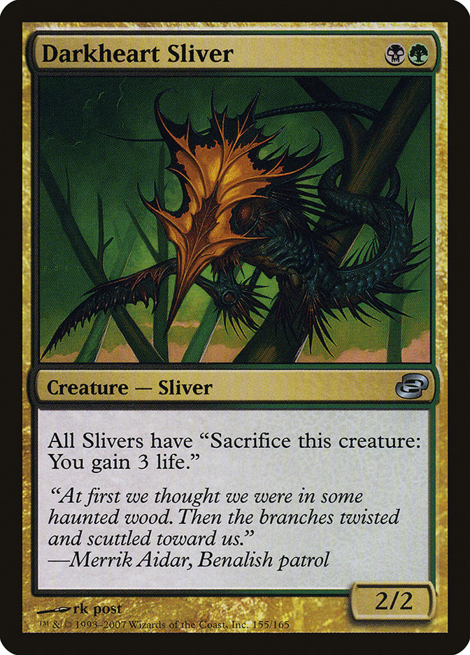 Darkheart Sliver [Planar Chaos] | Local Legends