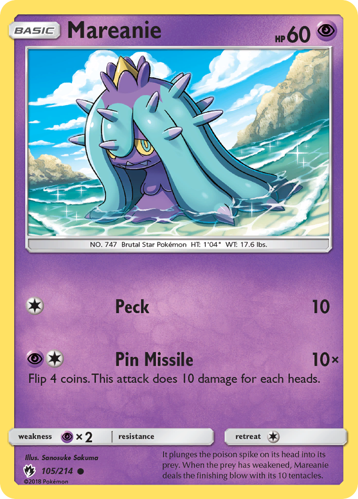 Mareanie (105/214) [Sun & Moon: Lost Thunder] | Golgari Games