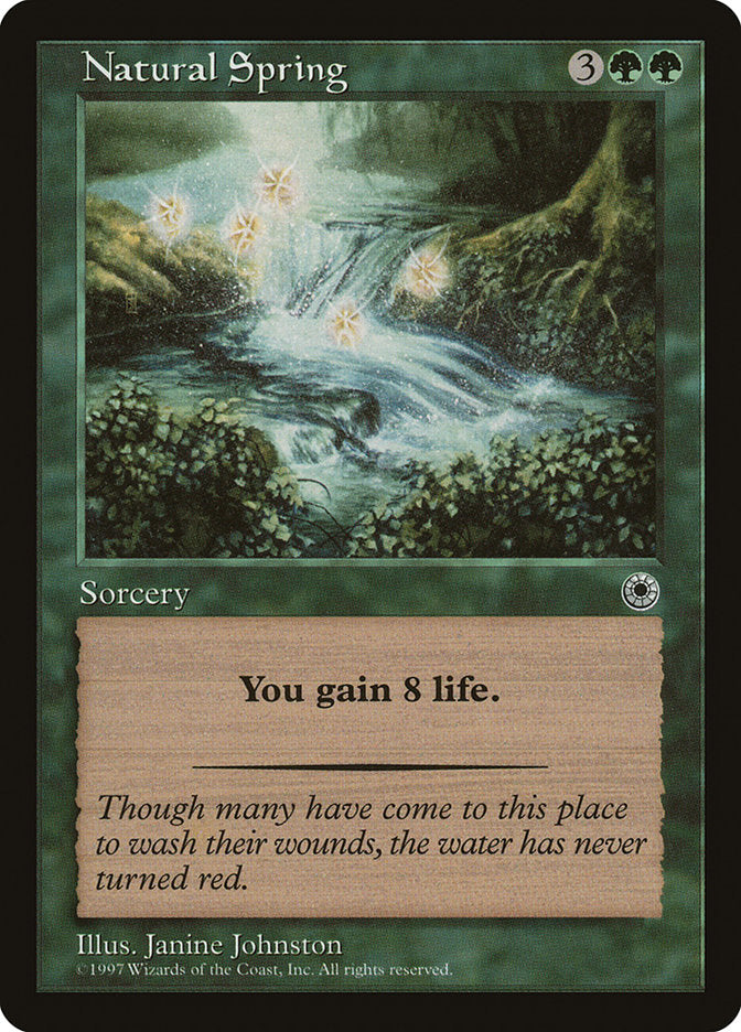 Natural Spring [Portal] | Golgari Games