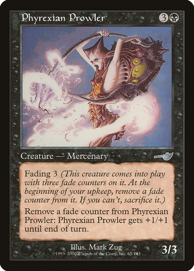 Phyrexian Prowler [Nemesis] | Golgari Games