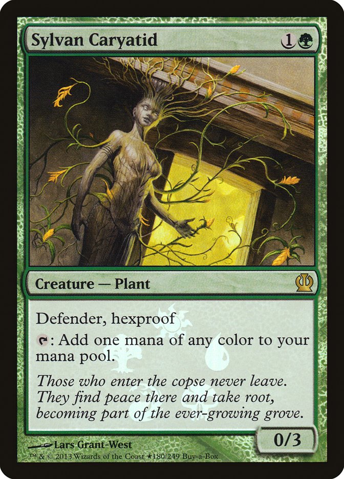 Sylvan Caryatid (Buy-A-Box) [Theros Promos] | Golgari Games