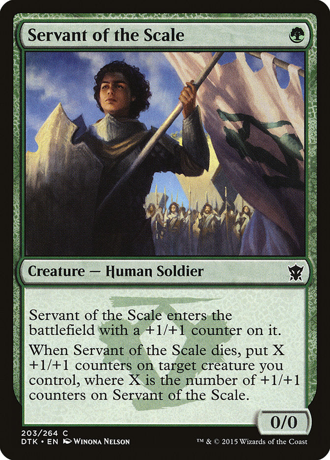 Servant of the Scale [Dragons of Tarkir] | Golgari Games