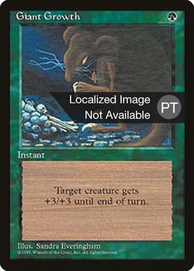 Giant Growth [Fourth Edition (Foreign Black Border)] | Local Legends