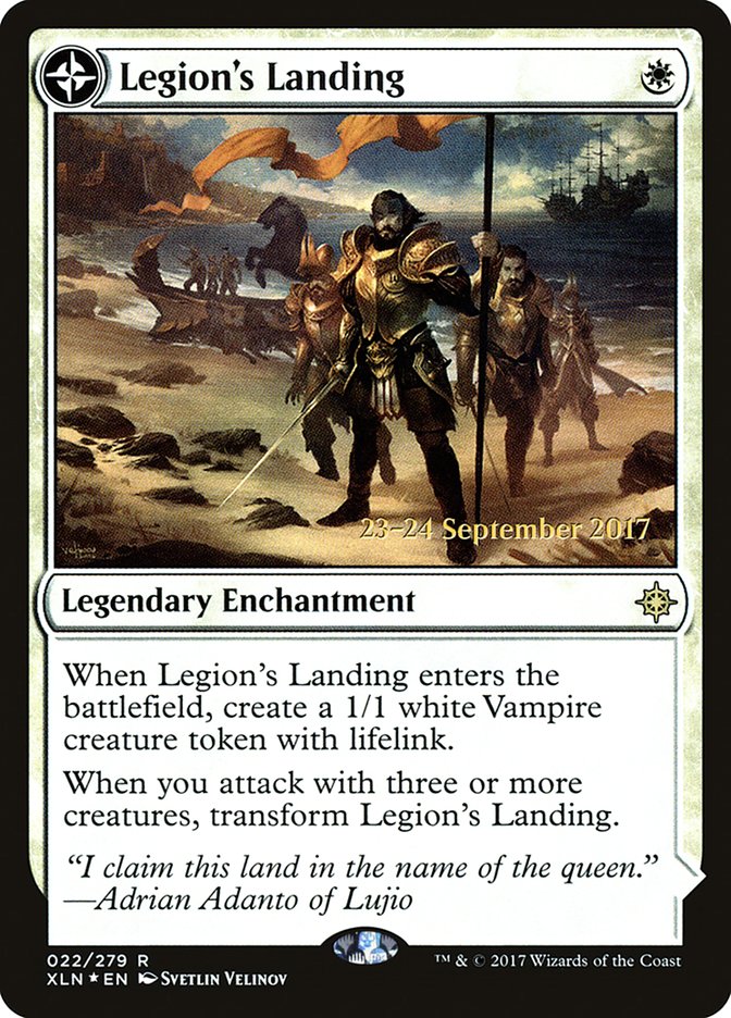 Legion's Landing // Adanto, the First Fort [Ixalan Prerelease Promos] | Local Legends
