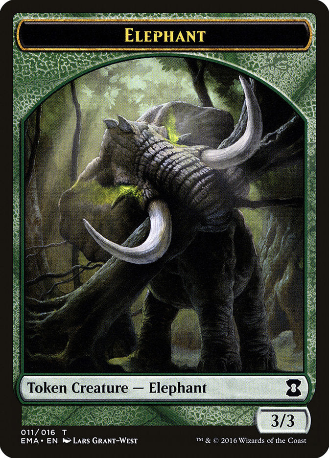 Elephant Token [Eternal Masters Tokens] | Golgari Games