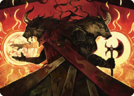 Hurloon Battle Hymn Art Card [Dominaria United Art Series] | Local Legends