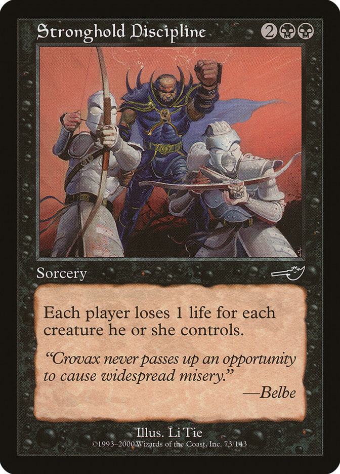 Stronghold Discipline [Nemesis] | Local Legends