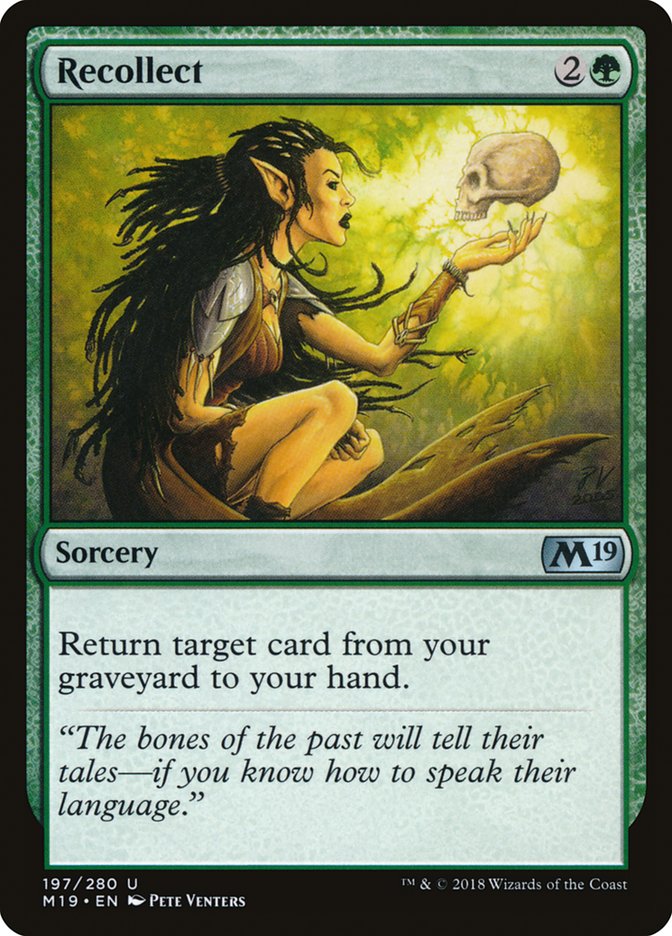 Recollect [Core Set 2019] | Local Legends