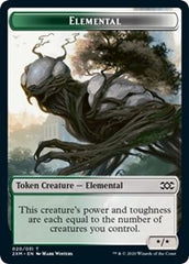 Elemental // Shapeshifter Double-sided Token [Double Masters Tokens] | Golgari Games