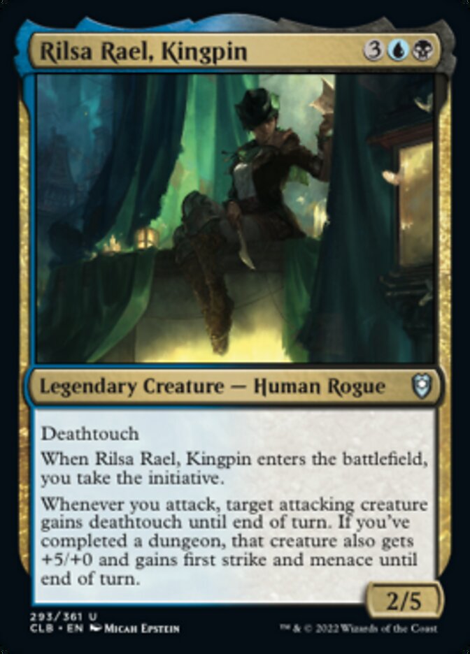 Rilsa Rael, Kingpin [Commander Legends: Battle for Baldur's Gate] | Golgari Games