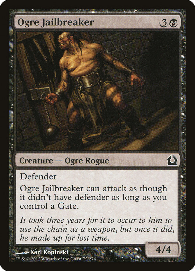 Ogre Jailbreaker [Return to Ravnica] | Golgari Games