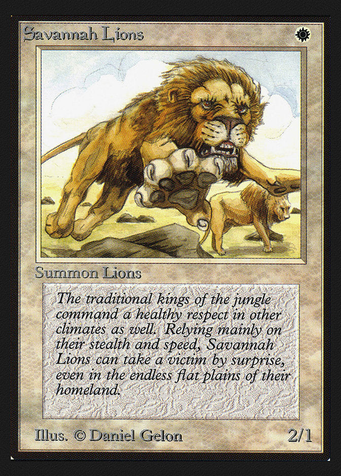 Savannah Lions [Collectors' Edition] | Golgari Games