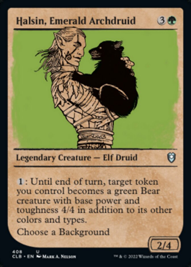 Halsin, Emerald Archdruid (Showcase) [Commander Legends: Battle for Baldur's Gate] | Local Legends