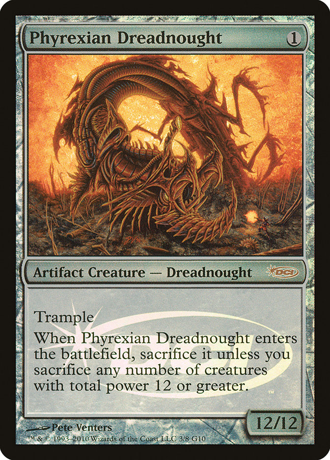 Phyrexian Dreadnought [Judge Gift Cards 2010] | Local Legends