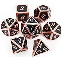 MDG 16mm Poly Metal Dice Set | Golgari Games