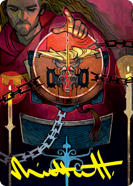 Sign in Blood Art Card (Gold-Stamped Signature) [Strixhaven: School of Mages Art Series] | Local Legends