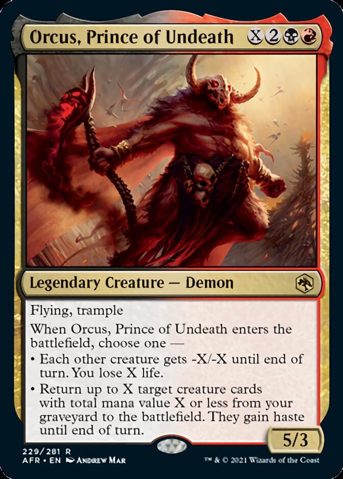 Orcus, Prince of Undeath [Dungeons & Dragons: Adventures in the Forgotten Realms] | Golgari Games