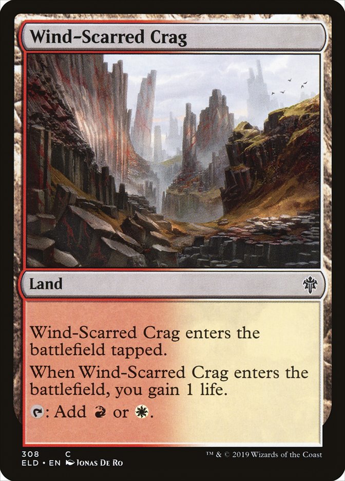 Wind-Scarred Crag [Throne of Eldraine] | Golgari Games