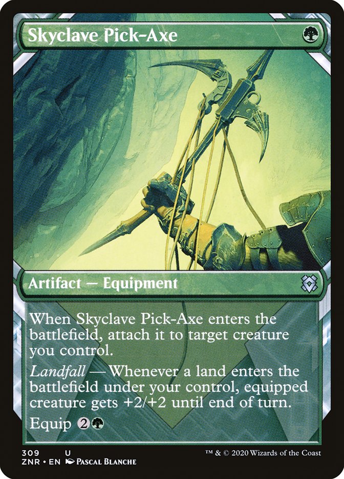 Skyclave Pick-Axe (Showcase) [Zendikar Rising] | Local Legends