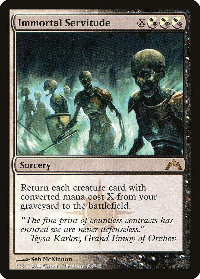 Immortal Servitude [Gatecrash] | Local Legends
