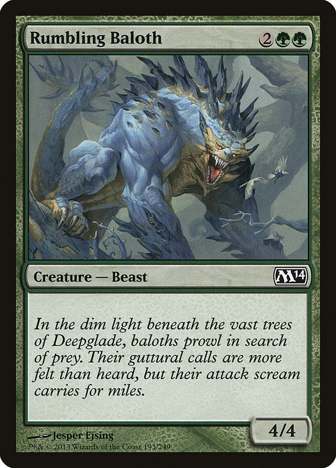Rumbling Baloth [Magic 2014] | Local Legends