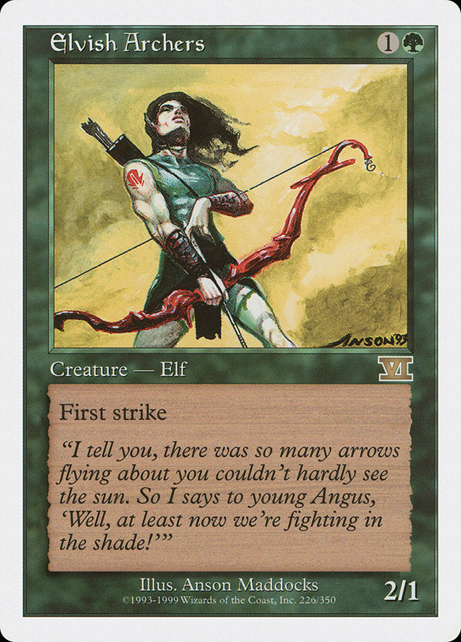 Elvish Archers [Classic Sixth Edition] | Golgari Games