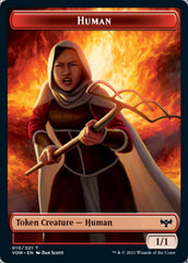 Insect // Human (010) Double-sided Token [Innistrad: Crimson Vow Tokens] | Local Legends