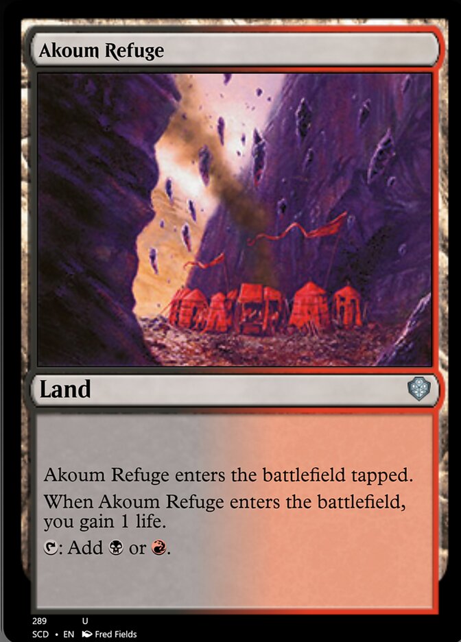 Akoum Refuge [Starter Commander Decks] | Golgari Games