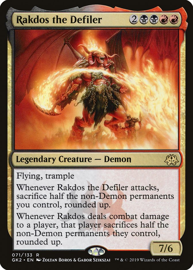 Rakdos the Defiler [Ravnica Allegiance Guild Kit] | Golgari Games