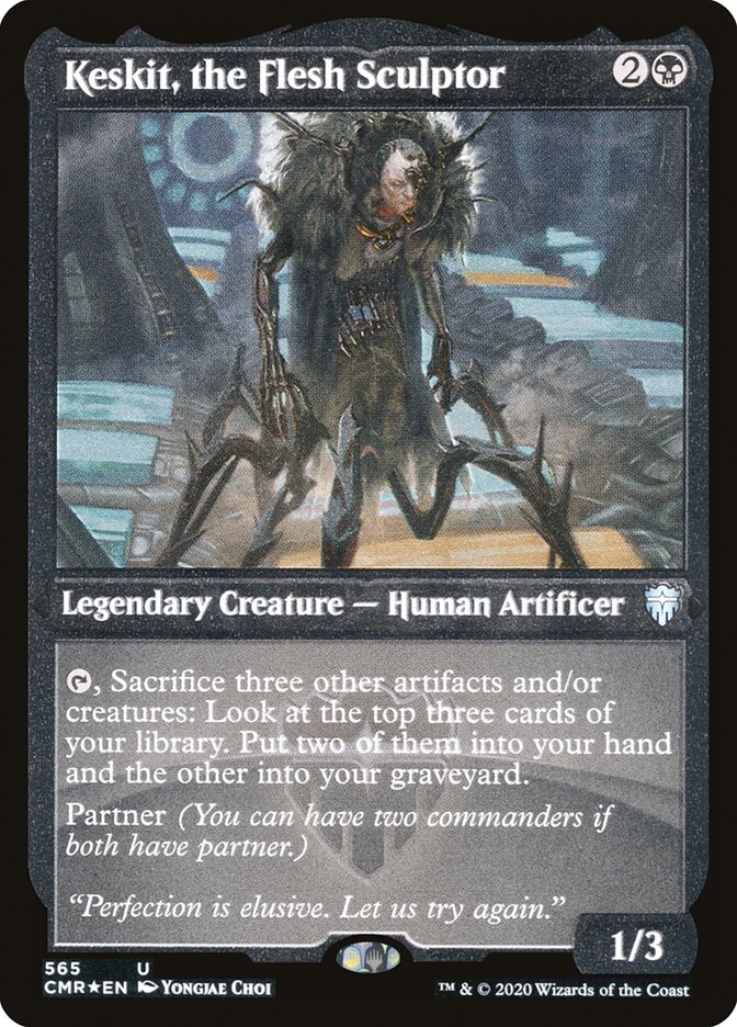 Keskit, the Flesh Sculptor (Etched) [Commander Legends] | Local Legends