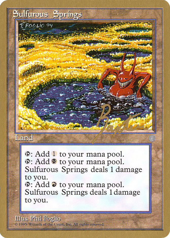 Sulfurous Springs (George Baxter) [Pro Tour Collector Set] | Local Legends