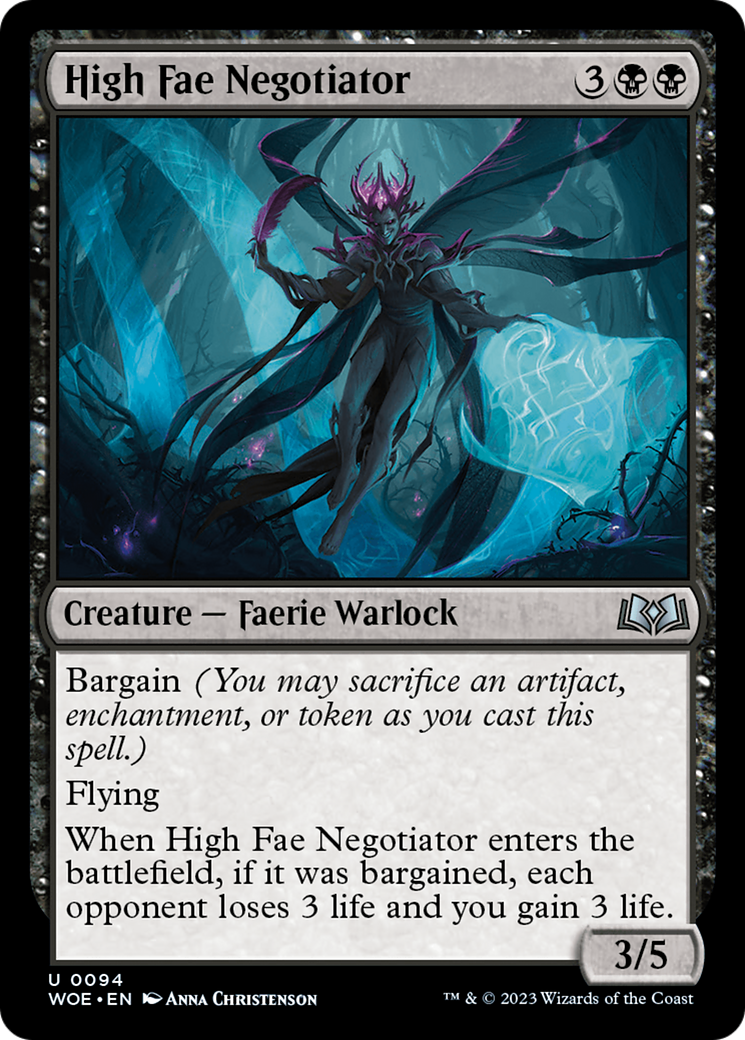 High Fae Negotiator [Wilds of Eldraine] | Golgari Games