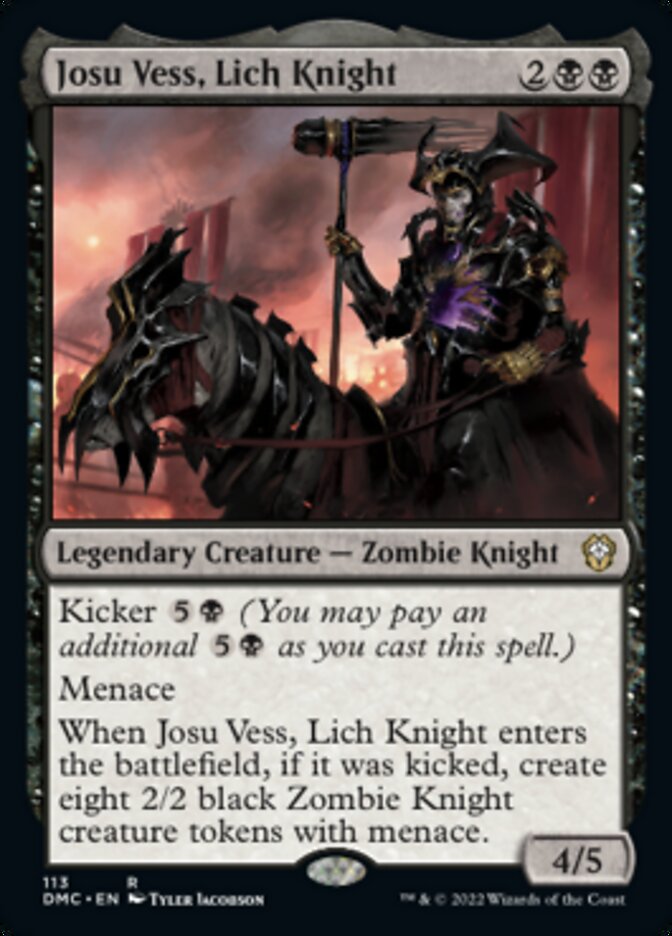 Josu Vess, Lich Knight [Dominaria United Commander] | Local Legends