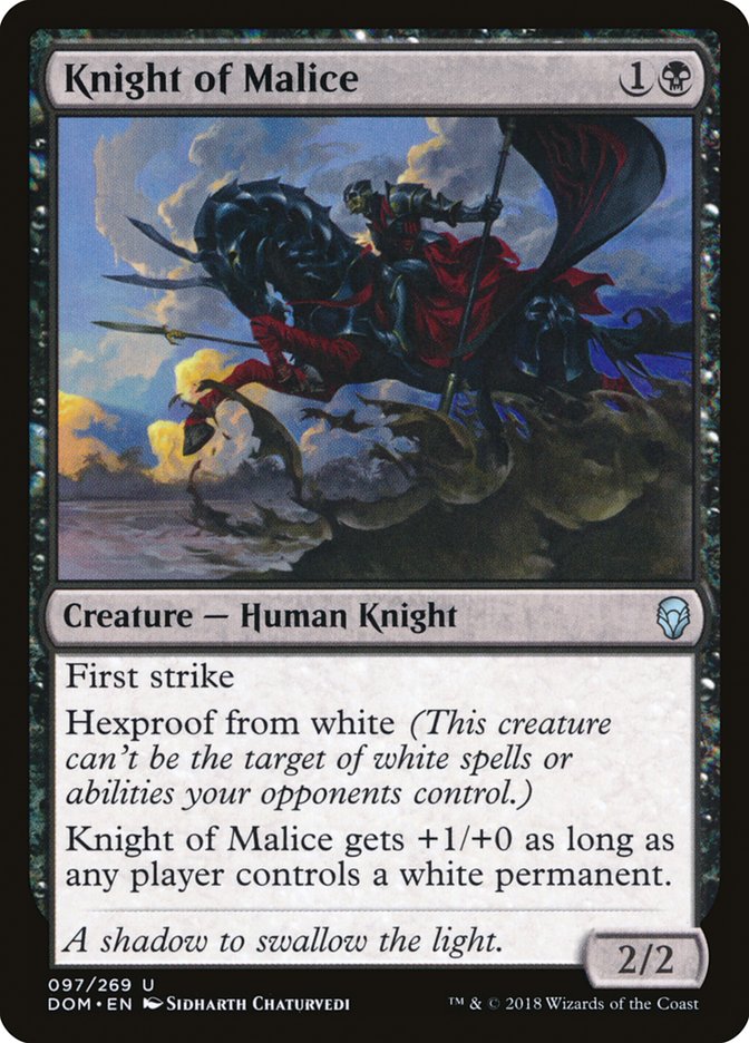 Knight of Malice [Dominaria] | Local Legends