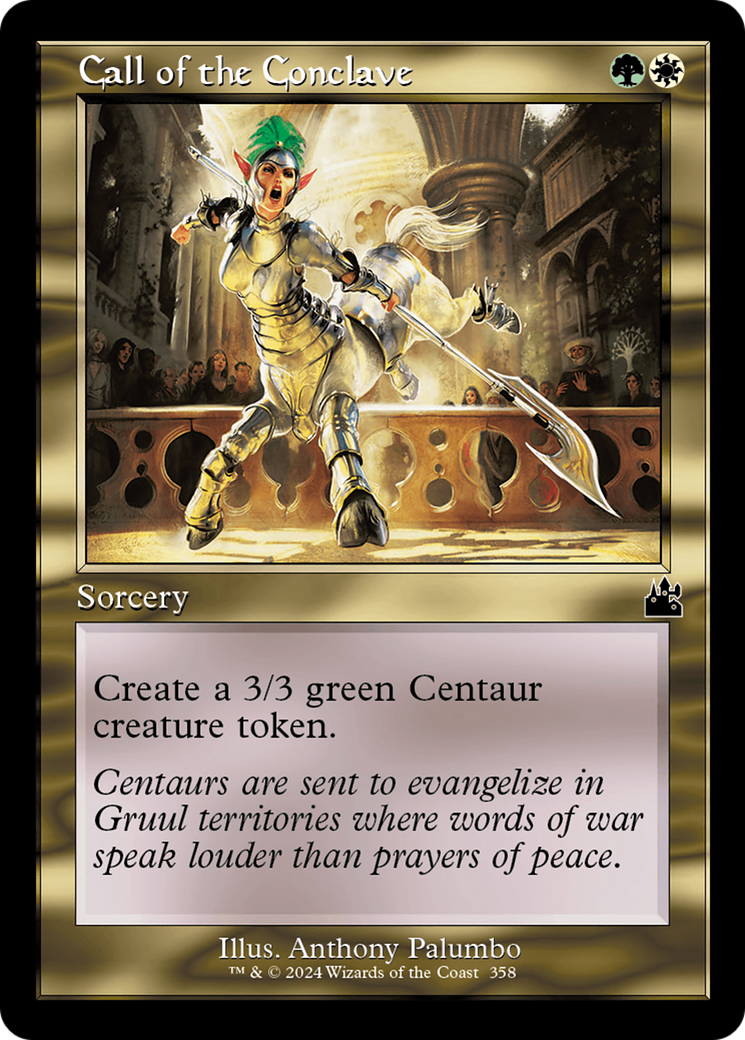 Call of the Conclave (Retro Frame) [Ravnica Remastered] | Local Legends