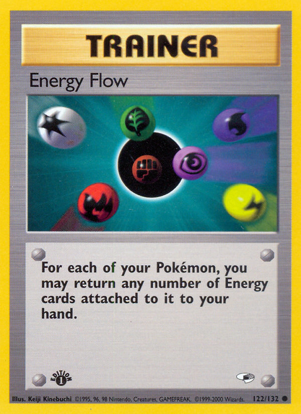 Energy Flow (122/132) [Gym Heroes 1st Edition] | Golgari Games