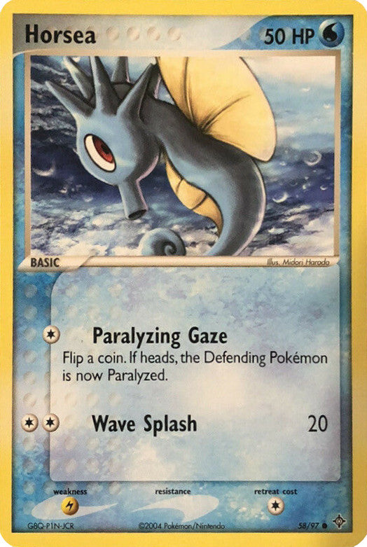 Horsea (58/97) [EX: Battle Stadium] | Local Legends