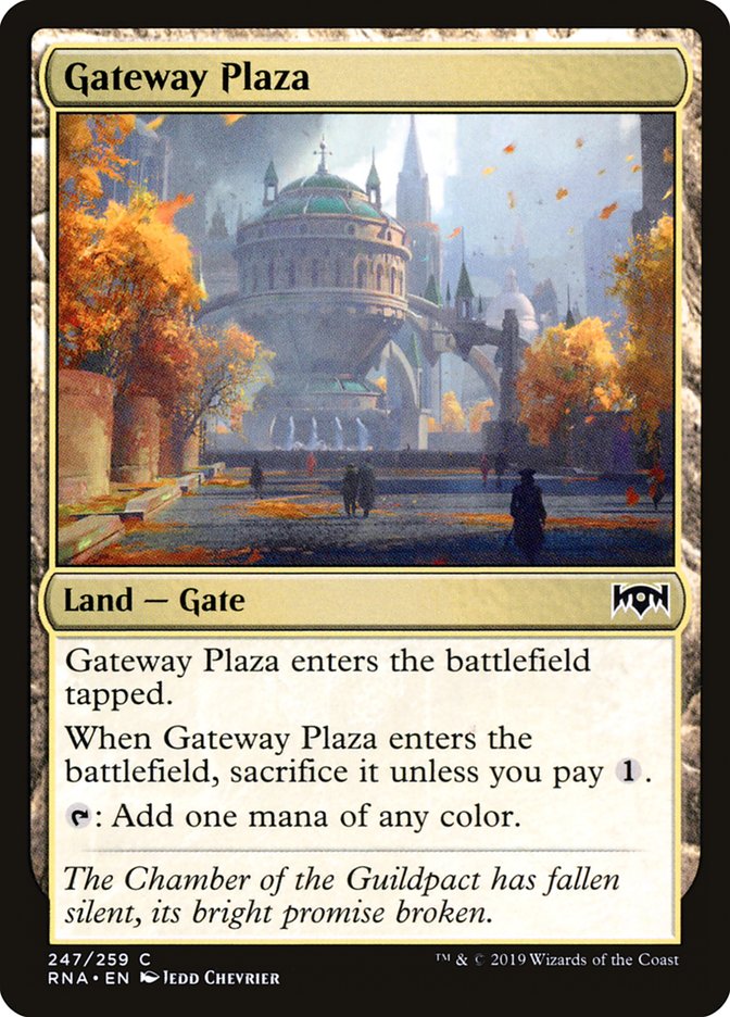 Gateway Plaza [Ravnica Allegiance] | Golgari Games