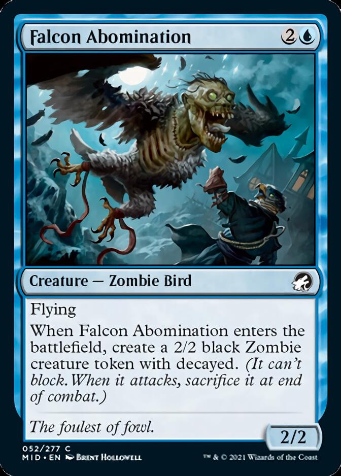 Falcon Abomination [Innistrad: Midnight Hunt] | Golgari Games