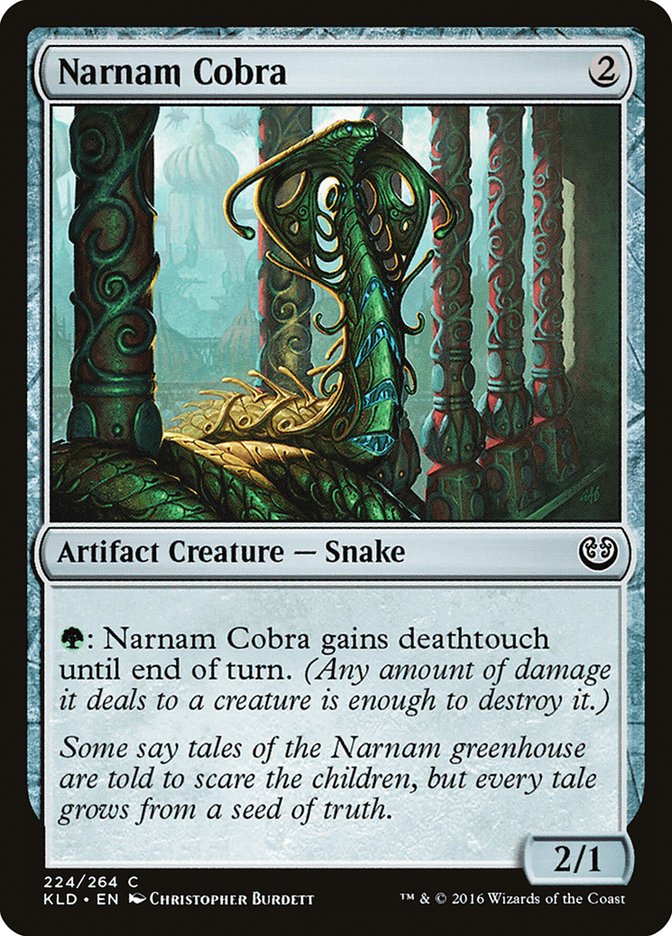 Narnam Cobra [Kaladesh] | Golgari Games