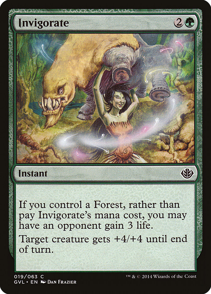 Invigorate (Garruk vs. Liliana) [Duel Decks Anthology] | Local Legends
