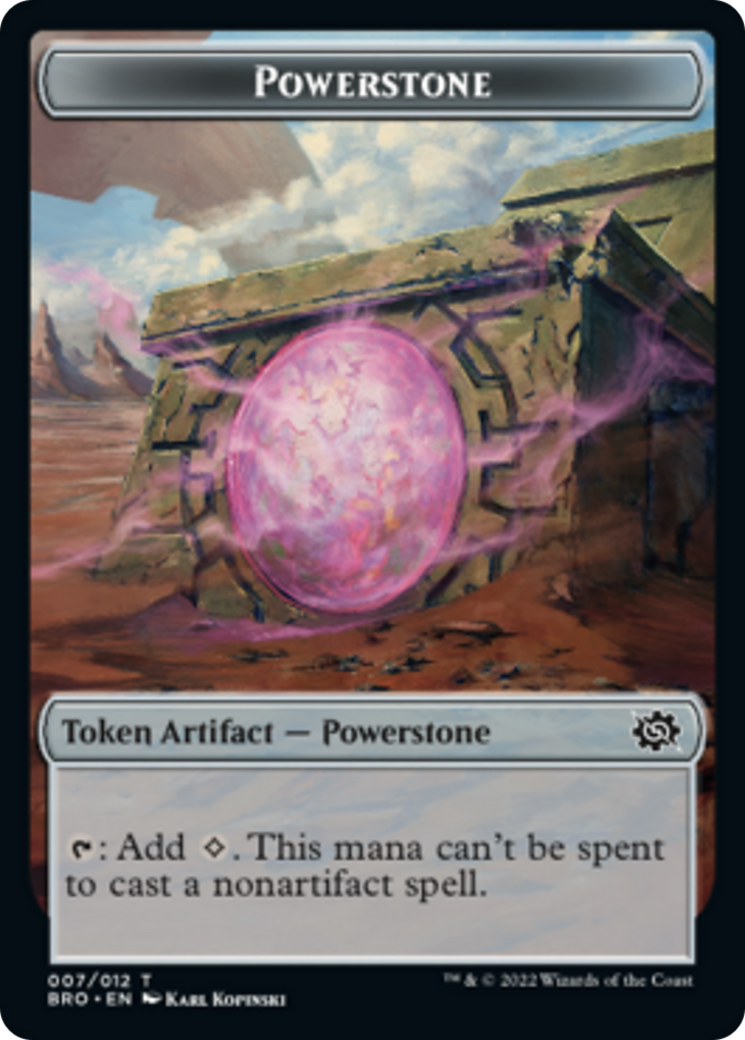 Powerstone Token [The Brothers' War Tokens] | Golgari Games